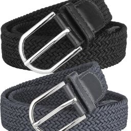 Women Black, Grey Canvas, Fabric Belt-image-38