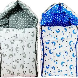 Baby Sleeping Bag Combo of Gift Pack Soft Cotton Fiber Filled Security Bag Sleeping Bag-image-45