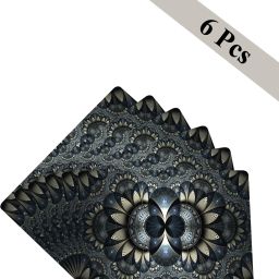 loomantha Rectangular Pack of 6 Table Placemat image 4