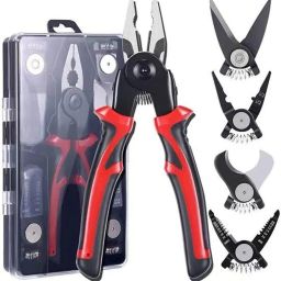 5 in 1 All Purpose Versatile Heavy Duty Tool Kit,Multifunctional Pliers Standard Screwdriver Set-35