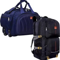 Rucksack and Duffel Bag With Wheels Combo Pack of 2 For men and women Rucksack - 50 L-image-76