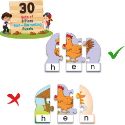 bookford Let's Learn Spelling Jigsaw Puzzle Game & Fun and Learning image 3