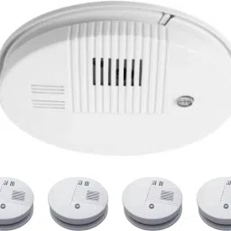 Geld Tech Smoke Alarms Sensor |fire-detecting sensor | Pack of 5 Wired Sensor Security System-31