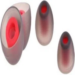BUM Red 4 pcs Earbuds Rubber earphone tips replacement headphone ear cushion ear buds for bluetooth earphones, Eartips In The Ear Headphone Cushion In The Ear Headphone Cushion-8