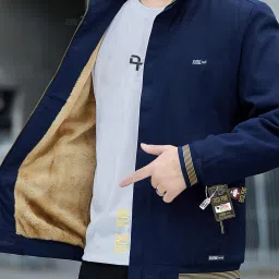 Men Self Design Casual Jacket-image-51
