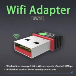 QWICK CLICK 150M Mini USB wireless network card WiFi signal transmitter /receiver USB Adapter image 3