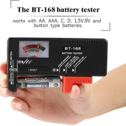 estervig Battery Tester Universal Battery Checker for AA AAA C D 9V 1.5V Cell Batteries Digital Battery Tester image 5