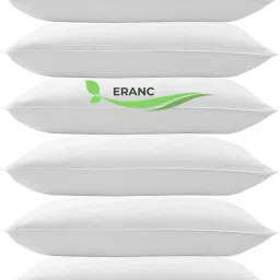 LUXURY Polyester Fibre Abstract Sleeping Pillow Pack of 6-11