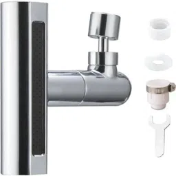 4 Modes Waterfall Kitchen Faucets Tap Extender-720 Degree Swivel Rotating Faucet Shower Rise-14