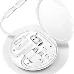 JPY 4-in-1 Cable 0.29 m All In One 60W Usb Fast Charging Travel Cable Set Type C,IOS & Micro Data Cable-2