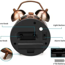 rvk hub Analog Copper Clock image 5