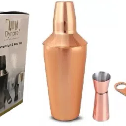 Stainless Steel Copper Plated 3 Pcs Bar Set 3 - Piece Bar Set-image-86