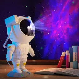 Astronaut Galaxy Star Projector Lamp 360° Rotating LED Night Light (22.5 cm) Night Lamp-image-2
