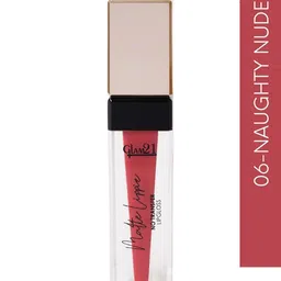GLAM21 Matte Lippie Lightweight Creamy No-Transfer Lip Gloss 4g - Naughty Nude 06-11
