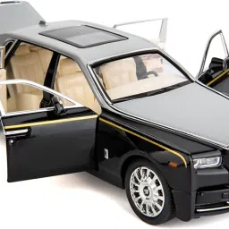 1/24 Rolls-Royce Phantom metal Car,Zinc Alloy Pull Back Toy Diecast Sound Light-image-81