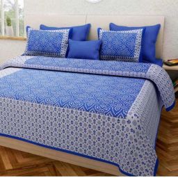 1 TC Cotton Double Printed Flat Bedsheet-image-84
