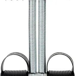 Combo of Double Spring Tummy Trimmer Exerciser Multicolor 26.5x09x29.5 cm Ab Exerciser-10