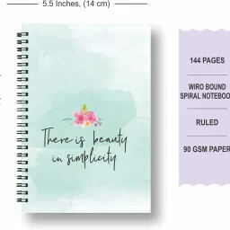 rot rix combo of 2 Notebooks A5 Diary Ruled 144 Pages image 3