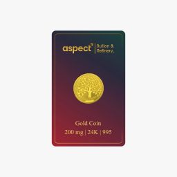 Kalpavriksha Mili 2 24 (995) K 0.2 g Gold Coin-image-30