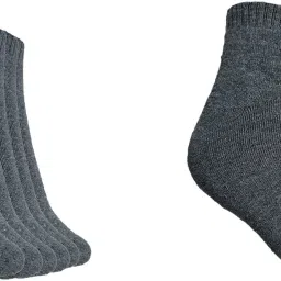 MUKHAKSH Grey Uniform Sock-12