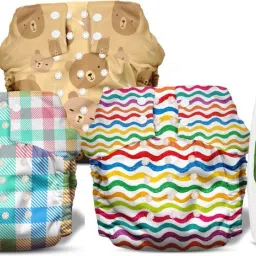Nappers Pack of 3 Cloth Diaper+Soaker Pads With Baby Detergent 200ml-(TT+CC+RR)-image-21