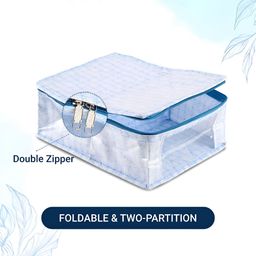 Kuber Industries Blue Set of 2 Regular Multi-Utility Organisers image 4