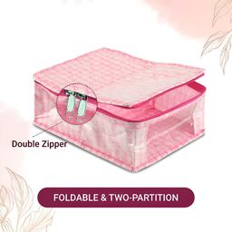 Kuber Industries Pink Set of 2 Regular Multi-Utility Organisers image 4