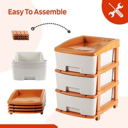 Kuber Industries White Set of 1 Reusable Drawer Organiser Organisers image 2