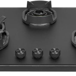Hob Della HD723 CI AI | Matt Black Glass Finish |Auto Ignition |Brass Burner Glass Automatic Hob-image-23