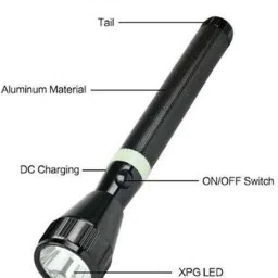 ssmall sun T-96 Flashlight Long Bright Emergency Use LED Powerful Rechargeable Hand Light Torch image 5