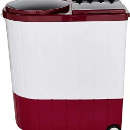 9 kg Semi Automatic Top Load White, Maroon-16