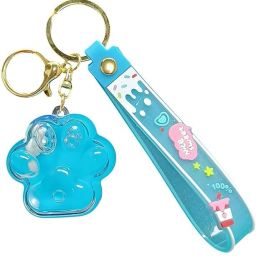 Decorative Paw Print and Wrist Strap Keychain Set, Key Chain-image-90