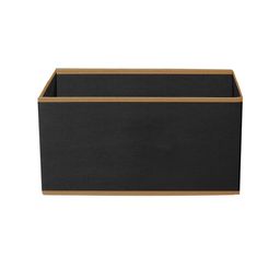 Kuber Industries Set Of 6 Black Solid Foldable Multi-Purpose Storage Boxes image 3