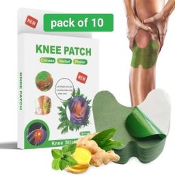 Herbal Knee Plaster Sticker/Patches For Knee Joint Pain Relief (10Patches Kit) Knee Support-28