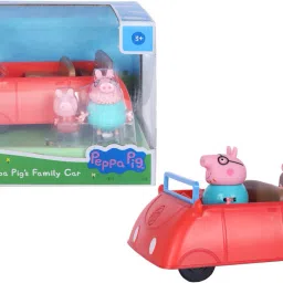 Peppa's Family Red Car with Sound Effects, Preschool Toys for Unisex Aged 3+-image-85