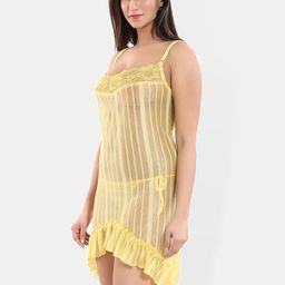 Be You Shoulder Straps Net Baby Doll With Briefs image 4