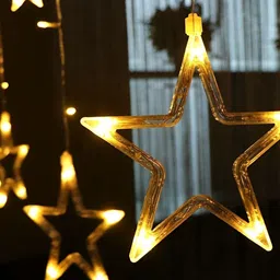 SPARK WORLD Yellow Star Shape String Lights image 5
