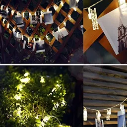 ENORMITY Transparent Photo Clip Shaped String Light image 5
