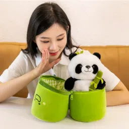 Adorable Bamboo Panda Plushie, Cute Panda Soft Toy - 30 cm-image-20