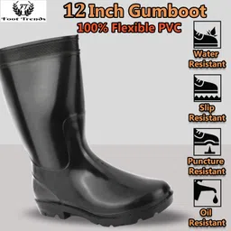 foot trends Soft Toe PVC Safety Shoe-picture-42