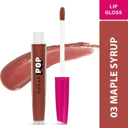 High shine Lip Gloss - 03 Maple Syrup | Richly Pigmented | Hyaluronic-Infused-10