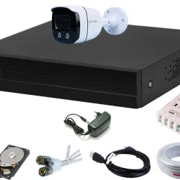 CP PLUS 4 Channal HD DVR 1080p 1Pcs,Colorful View In Nightvision Outdoor Camera 2.4 MP 1Pcs,500 GB Hard Disk,Full combo set Security Camera-image-77