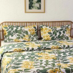 house this Green Cotton Floral 180 GSM Single Bed Dohar-picture-31