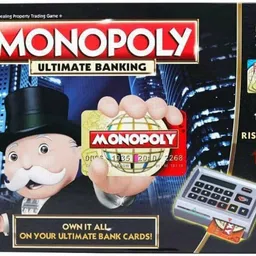zuuluzrs Monopoly Ultimate Banking Game Electronic Banking Unit Board Game Accessories-picture-34