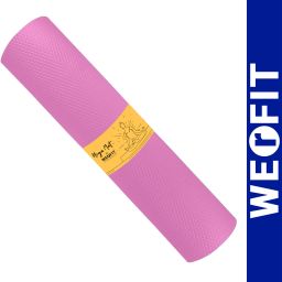 Premium EVA Yoga Mat, Anti Skid, Home & Gym workout for Men, Women & Kids Pink 4 mm Yoga Mat-image-80