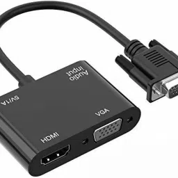 RuhZa VGA to HDMI VGA Adapter Lan Adapter-picture-25
