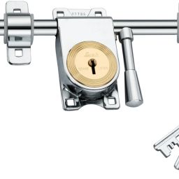 Rod Lock 14 inch | Stainless Steel Body | Brass Lever | Made in India Padlock-image-19