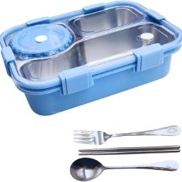 Modern Bento Lunch Box with Secure Locking Lid and Inner Steel Tray 1 Containers Lunch Box-image-35