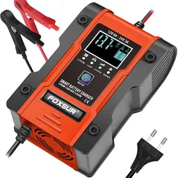 verilux Car Battery Charger 6A 12V 3A 24V Intelligent Automatic Digital Battery Tester-picture-17