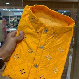 Men Embroidered Cotton Silk Straight Kurta-image-39